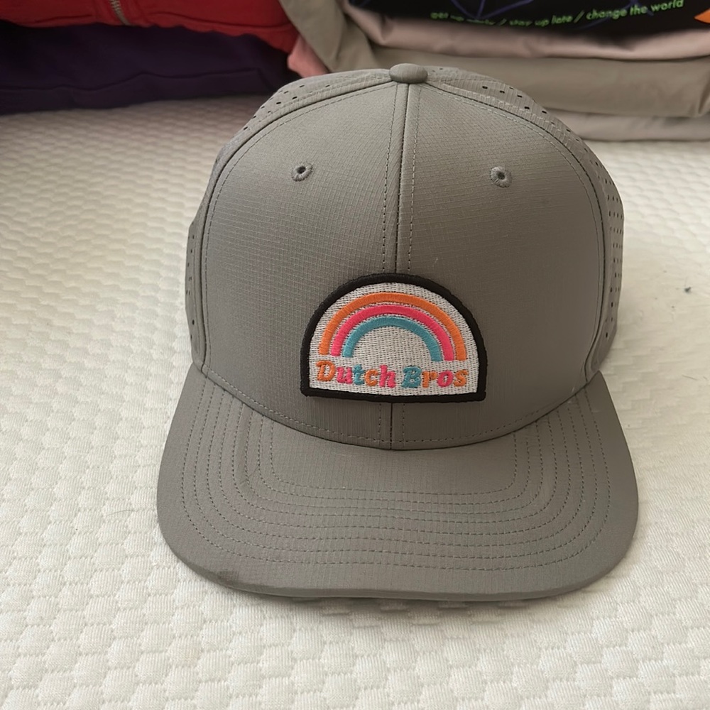 Flat Bill Rainbow Dutch Bros Hat